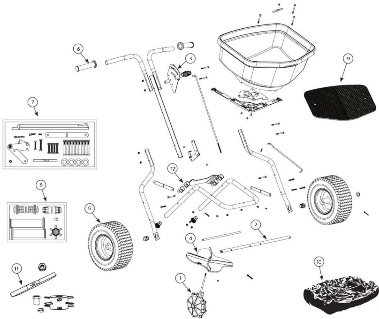 Chapin 8400C - Replacement Parts / Partes de repuesto / Pièces de rechange - 1
