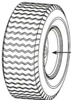 Chapin 8400C - Assemble wheels - 3