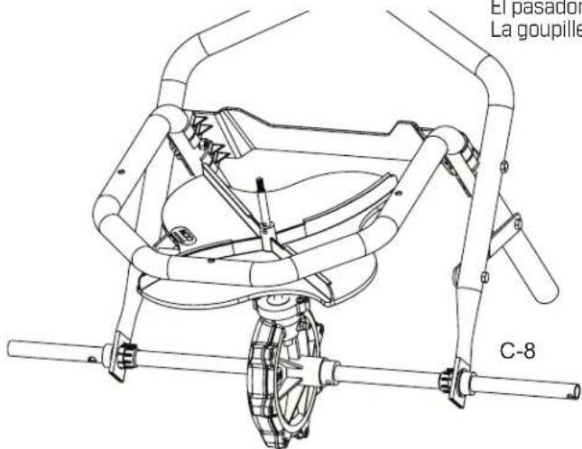 Chapin 8400C - Assemble wheels - 2
