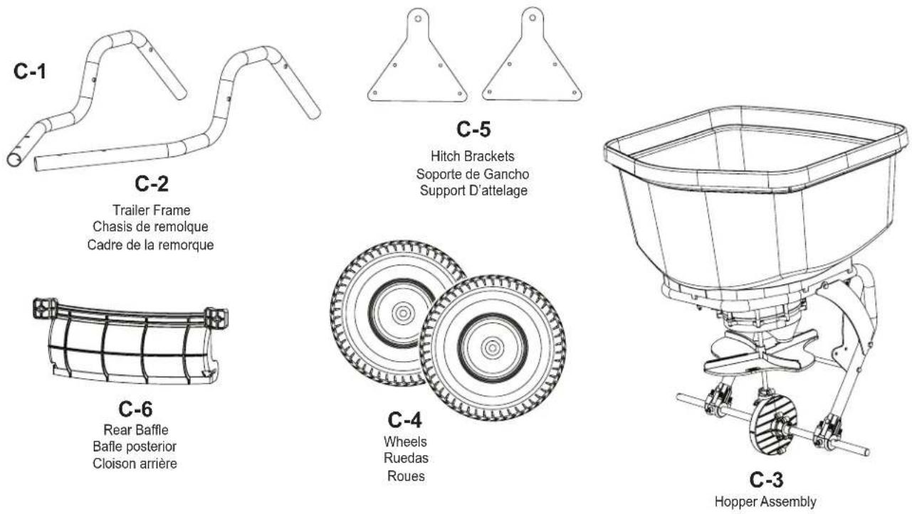 Chapin 8622B - Spreader Components [Not Actual size] - 1