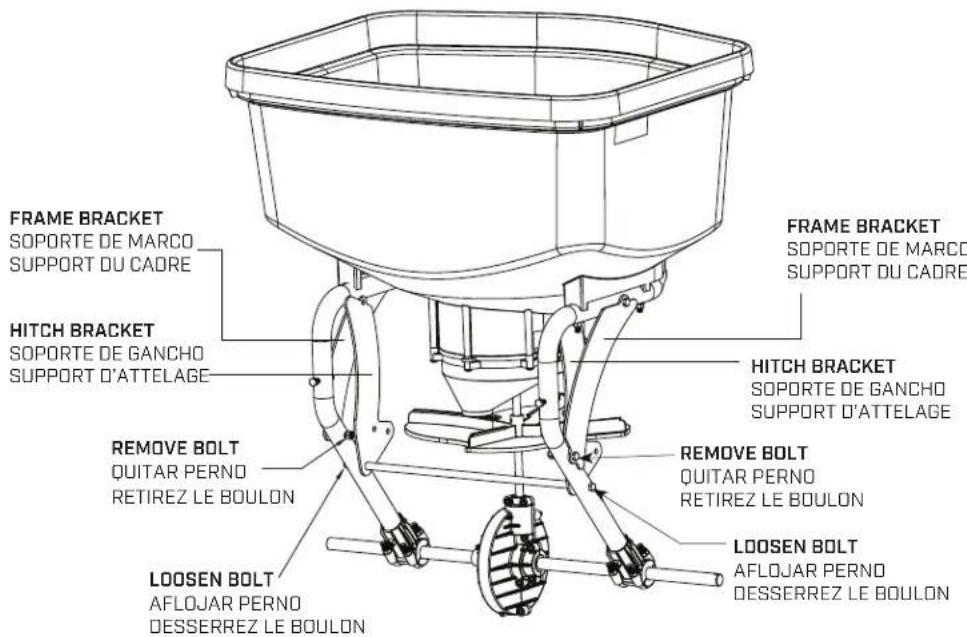 Chapin 8622B - FRAME AND HITCH BRACKET COMPONENTS - 1