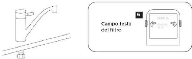 BRITA MyPure SLIM V-MF - Collegare la linea di erogazione del rubinetto (vedi campo "WATER OUT") - 3