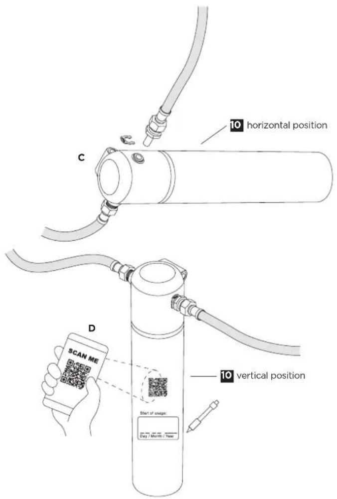 BRITA MyPure SLIM V-MF - Step 2: Inserting the filter cartridge - 2