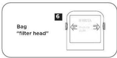 BRITA MyPure SLIM V-MF - Connect the tap supply line (see bag "WATER OUT") - 4