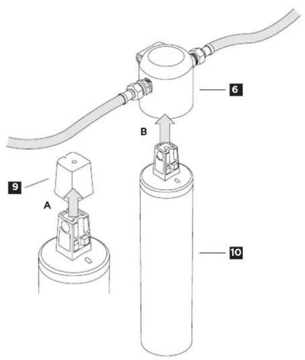 BRITA MyPure SLIM V-MF - Fase 2: inserimento della cartuccia filtrante - 1
