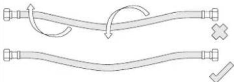 BRITA MyPure SLIM V-MF - Connect the tap supply line (see bag "WATER OUT") - 7
