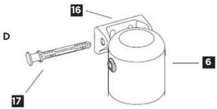 BRITA MyPure SLIM V-MF - Fase 3 (opzionale): fissaggio a parete salvaspazio per l'installazione del filtro sotto il lavello - 2
