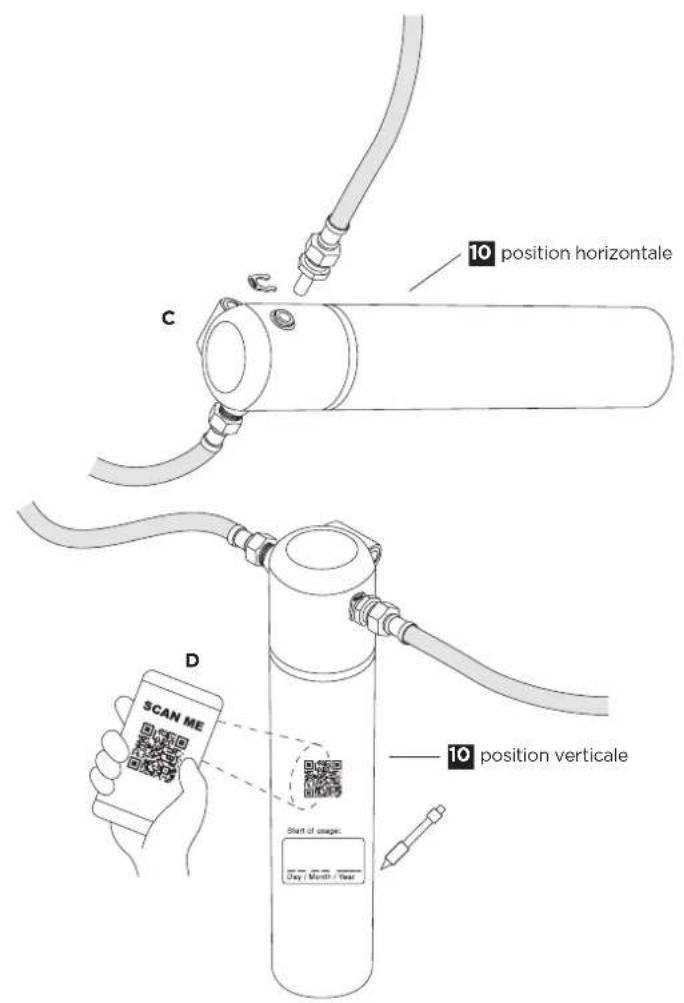 BRITA MyPure SLIM V-MF - Étape 2: Insérer la cartouche filtrante - 2