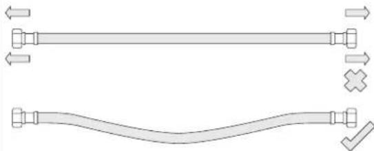 BRITA MyPure SLIM V-MF - Connect the tap supply line (see bag "WATER OUT") - 8