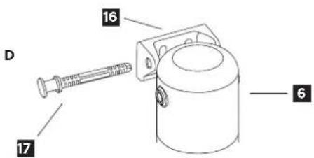 BRITA MyPure SLIM V-MF - Krok 3 (opcjonalnie): Uchwyt scienny, zapewniajacy oszczednosc.), mejsca i umozliwiajacy zamontowanie wkladu pod zlewem - 2