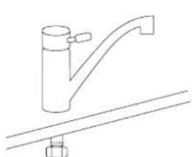 BRITA MyPure SLIM V-MF - Verbinden Sie die Wasserhahn-Wasserversorgung (siehe Beutel „WATER OUT") - 3