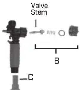 Chapin 63950 - DISASSEMBLING AND REPAIRING THE SHUT OFF VALVE - 3