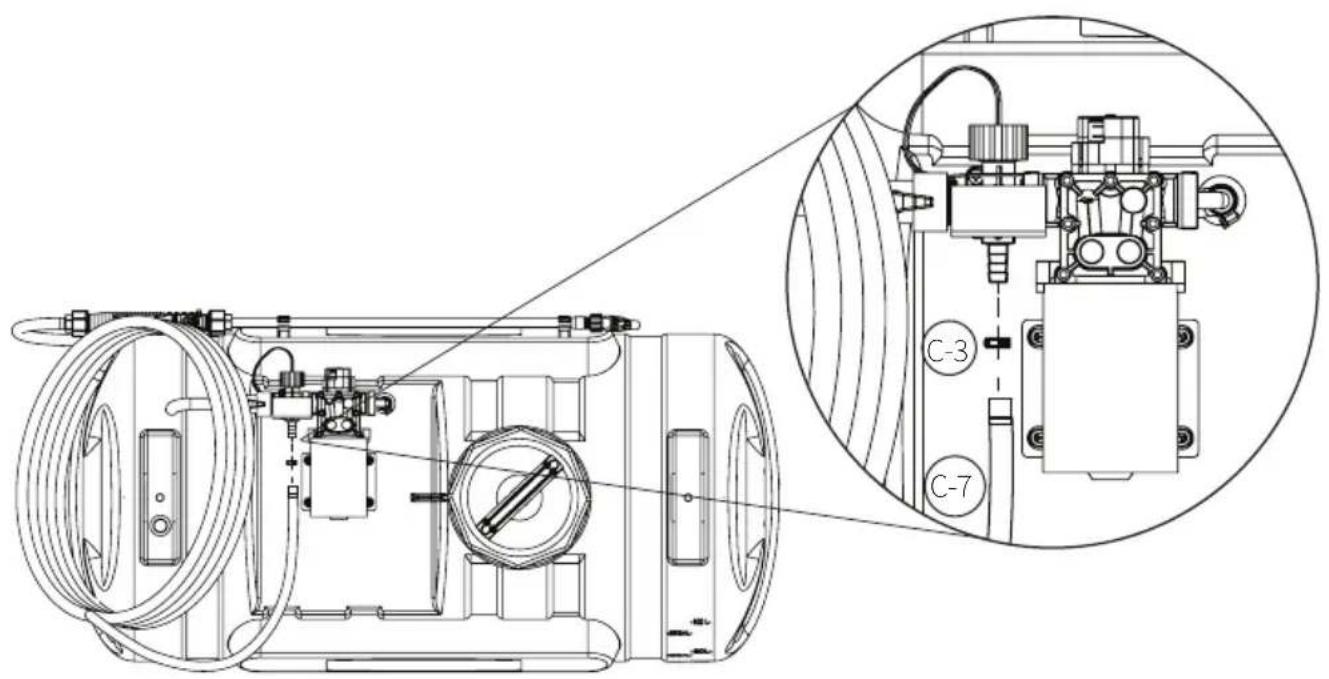 Chapin 97501 - TUBERÍA DE VARILLA AL DISTRIBUIDOR - 1