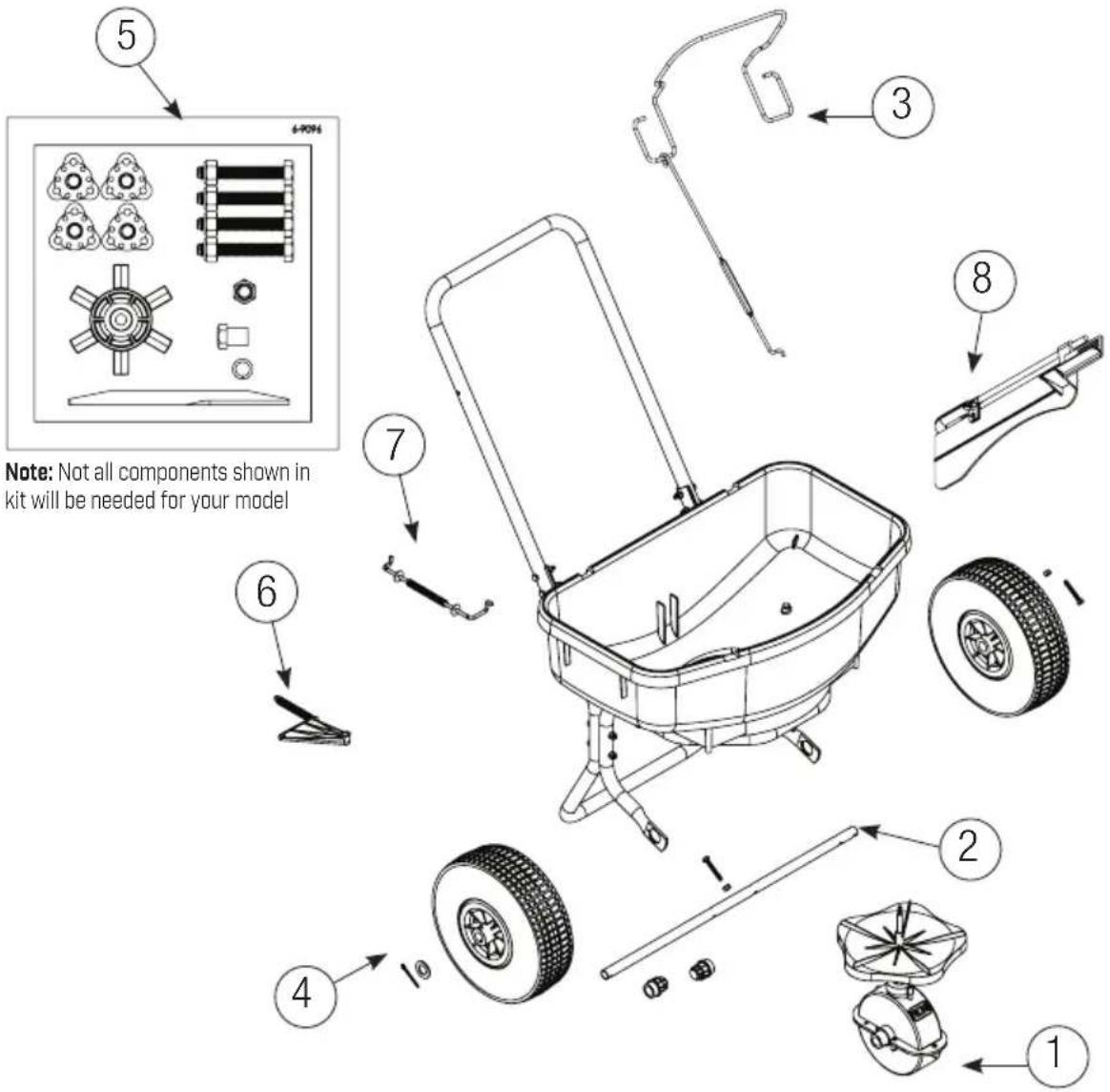 Chapin 81008A - To fold down handle: - 1