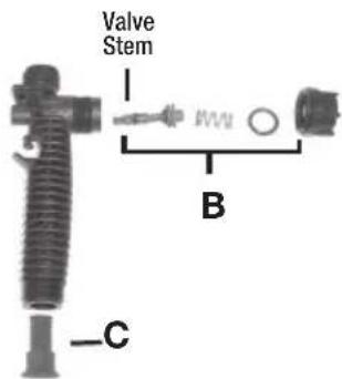 Chapin 60100 - DISASSEMBLING AND REPAIRING THE SHUT OFF VALVE - 3