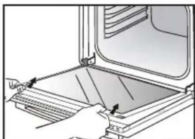 DE DIETRICH DOH4541H - REMOVING THE DOOR - 3