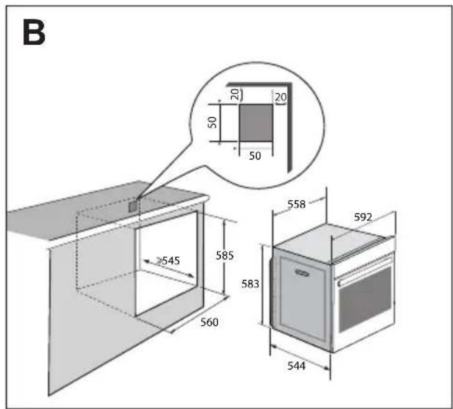 DE DIETRICH DOH4541H - CHOICE OF LOCATION AND FITTING - 2