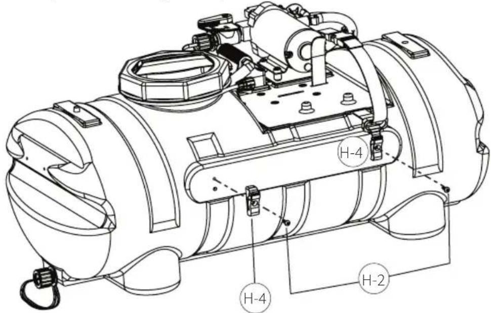 Chapin 97561 - ASSEMBLER LA POMPE AU RÉSERVOIR - 4
