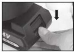 Chapin 97902 - INSTALLING AND REMOVING THE BATTERY PACK FROM THE SPRAYER - 3