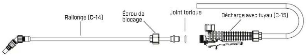 Chapin 97902 - ASSEMBLER LE SUPPORT DE BUSE RÉGLABLE - 7