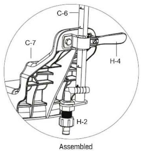 Chapin 97902 - ASSEMBLER LE SUPPORT DE BUSE RÉGLABLE - 2