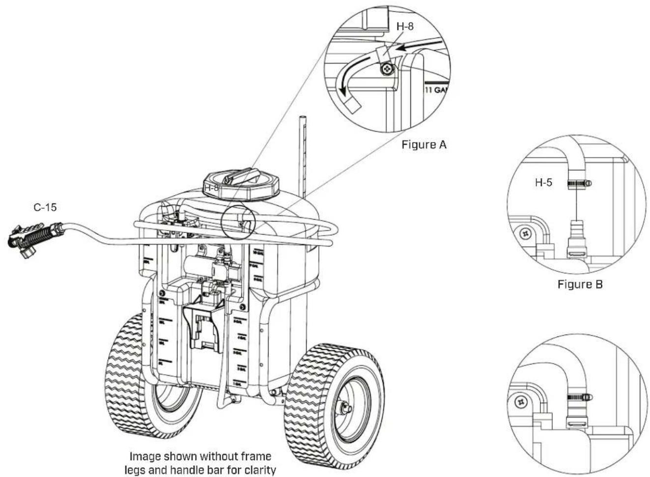 Chapin 97902 - ASSEMBLE DISCHARGE TO DIVERTING VALVE - 1