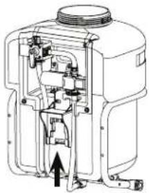 Chapin 97902 - INSTALLING AND REMOVING THE BATTERY PACK FROM THE SPRAYER - 1