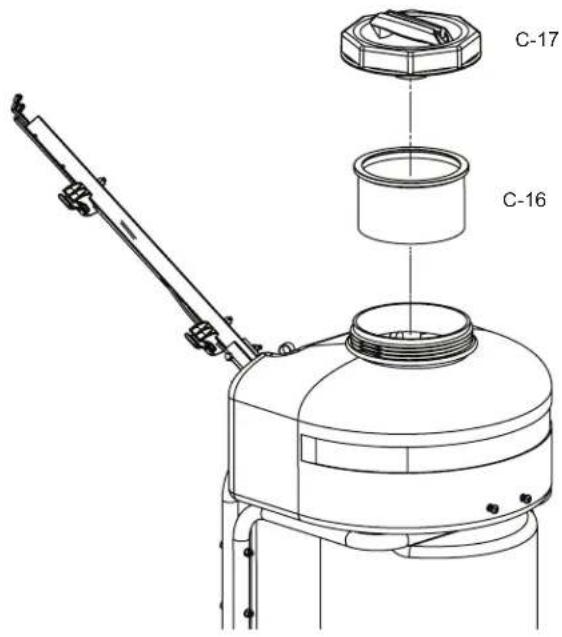 Chapin 97902 - ASSEMBLE FILTER AND CAP - 1