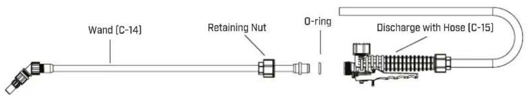 Chapin 97902 - ASSEMBLE WAND TO SHUT-OFF - 1