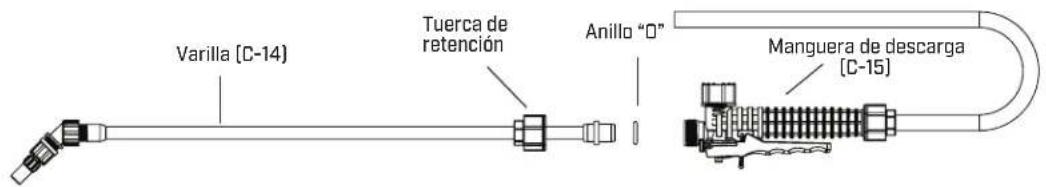 Chapin 97902 - COLOQUE LA VARILLA PULVERIZADORA EN LA UNIDAD DE CIERRE - 1