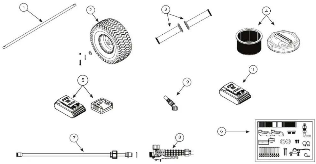 Chapin 97902 - REPLACEMENT PARTS PARTES DE REPUESTO PIÈCES DE RECHANGE - 1