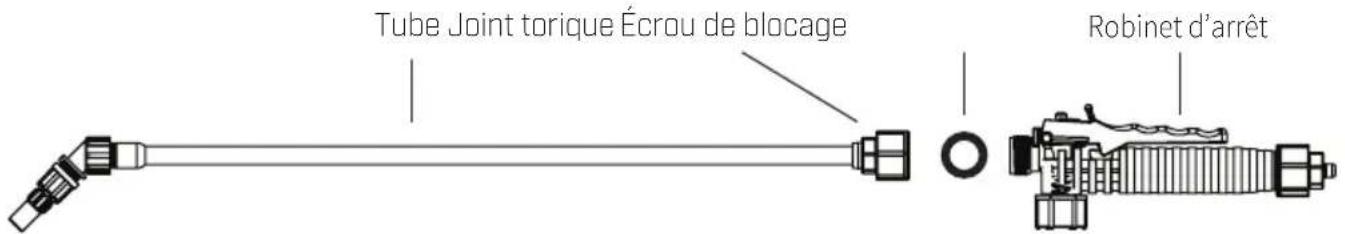 Chapin 97361 - FIXER LE TUYAU À LA VANNE DE RÉPARTITION - 2