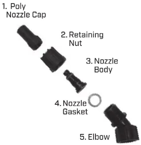 Chapin 60124 - NOZZLE ASSEMBLY/ DISASSEMBLY - 1