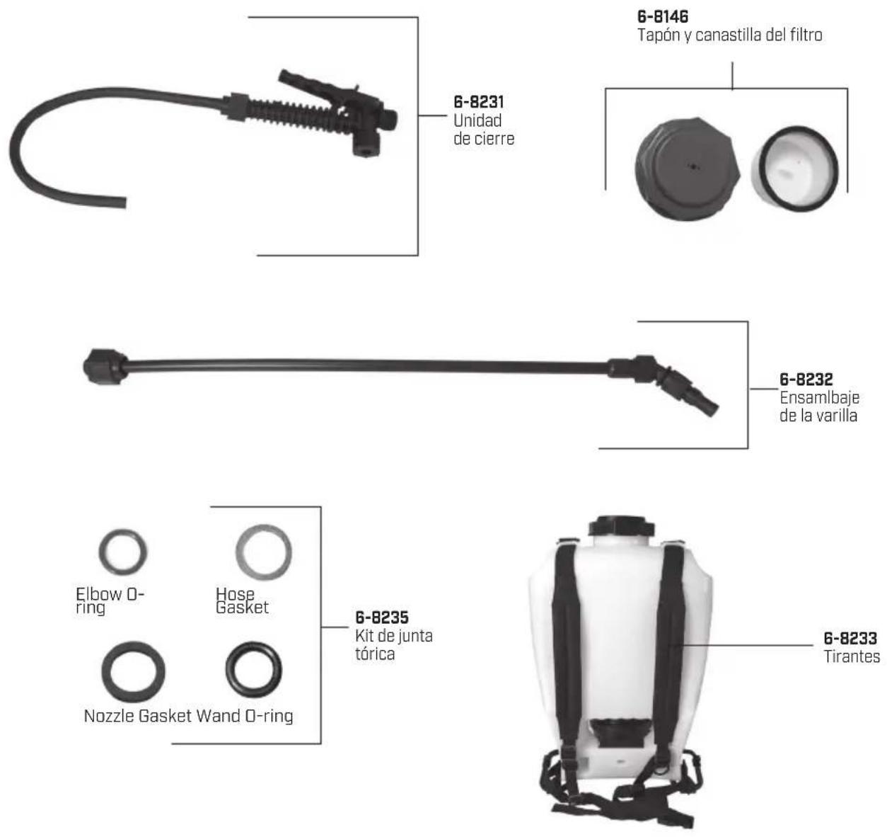 Chapin 60124 - Reciclaje de la batería agotada - 1