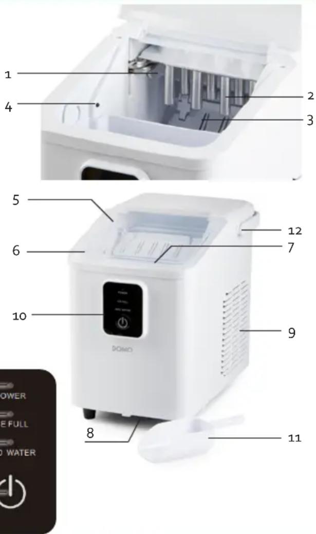 DOMO DO9292IB - PANEL DE CONTROL - 1