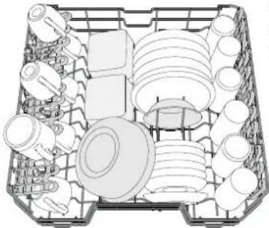 WHIRLPOOL WIO 3T133 PE 6.5 - PANIER SUPÉRIEUR - 1