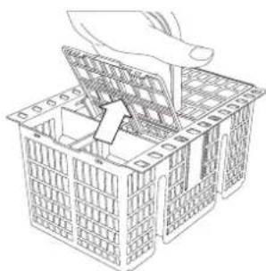 WHIRLPOOL WIO 3T133 PE 6.5 - CUTLERY BASKET - 1