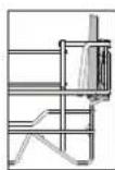 WHIRLPOOL WIO 3T133 PE 6.5 - FOLDABLE FLAPS WITH ADJUSTABLE POSITION - 1