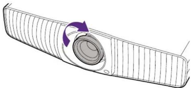 BENQ W5850 - Installer l'objectif - 5