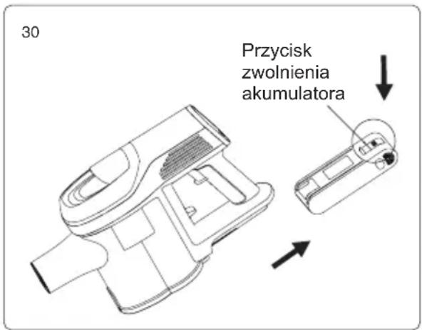 JIMMY JV9 Pro Aqua - Demontaż akumulatora - 2