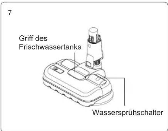 JIMMY JV9 Pro Aqua - Frische Wassetank der Polierte Bodenbürste ausfüllen - 1