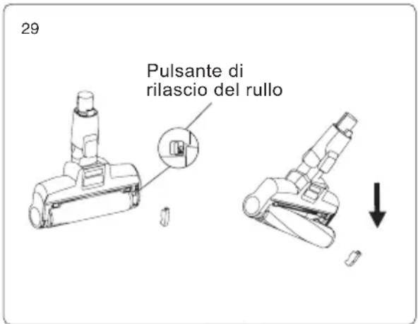 JIMMY JV9 Pro Aqua - Rimozione della batteria - 1