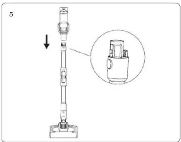 JIMMY JV9 Pro Aqua - Assemble and disassemble wet polishing head with the machine - 3