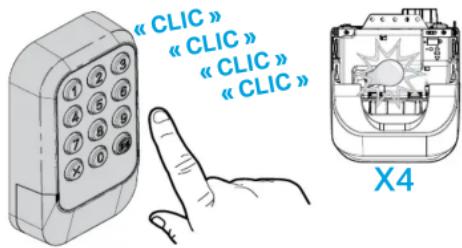 « CLIC » « CLIC » « CLIC » « CLIC » X4
