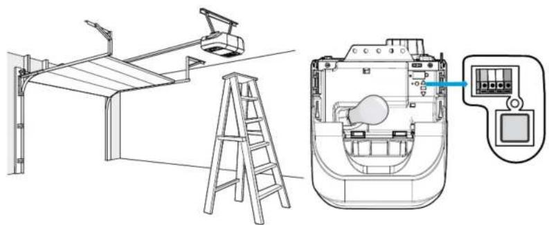 CHAMBERLAIN CH348C - Préparer : - 2