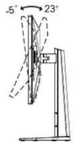 AOC U27G4R - Réglage de l'angle de vision - 1