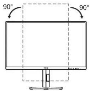 AOC U27G4R - Réglage de l'angle de vision - 4