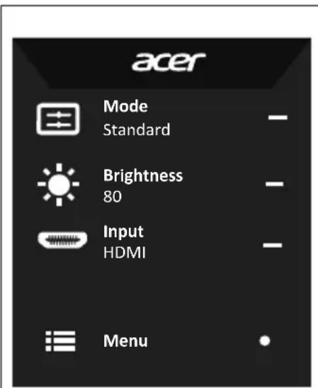 ACER VG220QE3 - Page principale - 1