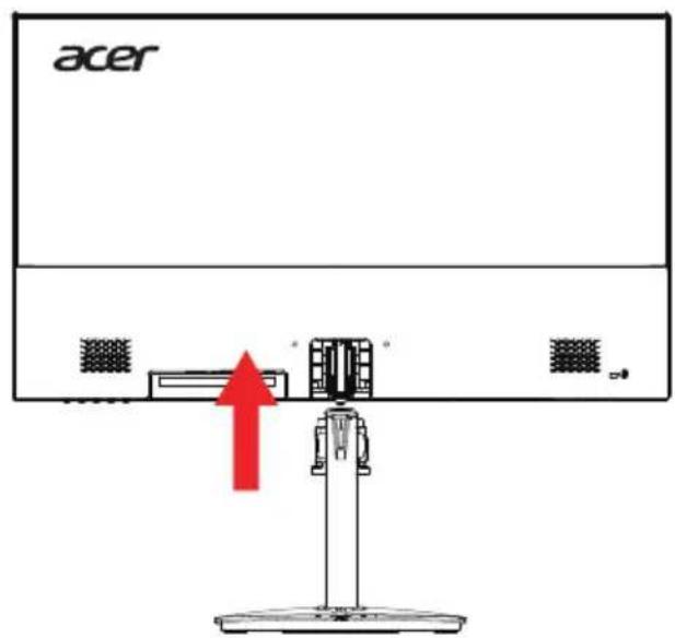 ACER SH242YG0 - Fixation de la base - 2