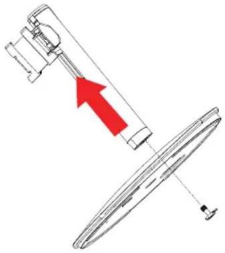 ACER SH242YG0 - Fixation de la base - 1